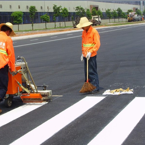 安康安康道路斑马线施工,斑马线划线,道路斑马线